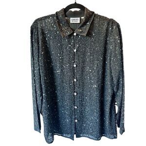 Chicos dazzling sparkle cardigan/top. Gorgeous statement piece for your event.